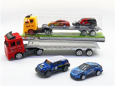 惯性拖头车载回力铁皮越野车 - OBL926559