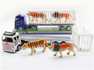 惯性拖头车载笼子动物 - OBL926568