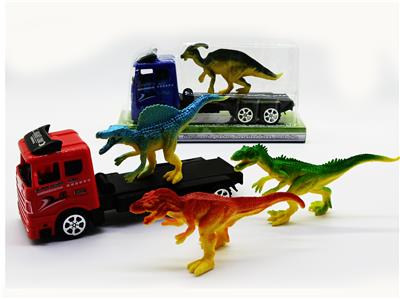 惯性拖头车载pvc恐龙 - OBL926571