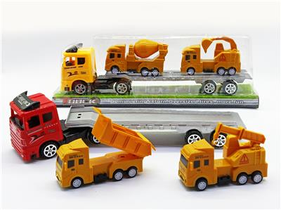 惯性拖头车载回力工程车 - OBL926583