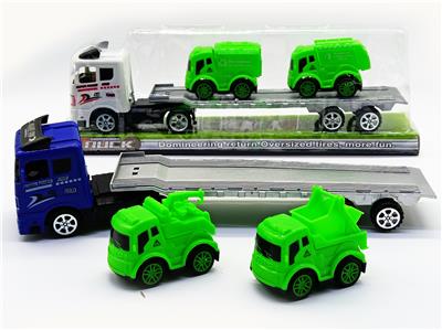 惯性拖头车载回力环卫车 - OBL926588