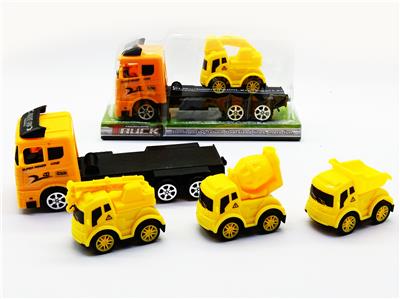 惯性拖头车载回力工程车 - OBL926593