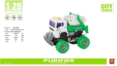 1:20惯性弹跳变形车（带灯光声音） - OBL926741