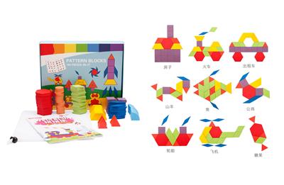 木制拼拼乐拼图180PCS - OBL926786