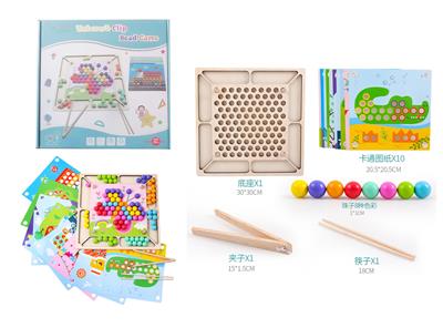 木制夹珠玩具 - OBL926797