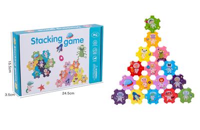 木制太空叠叠乐 - OBL926811