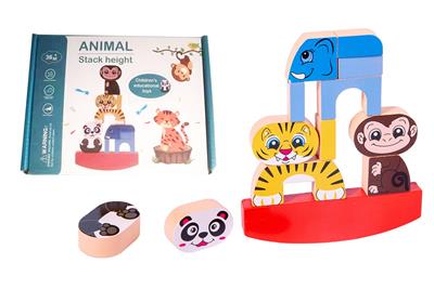 木制动物叠叠乐 - OBL926812