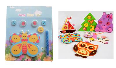 木制6款卡通穿绳 - OBL926832