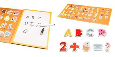 木制磁性数字字母书 - OBL926837