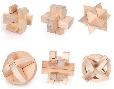 木制鲁班锁六件套 - OBL926871