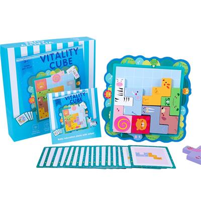 木制磁性动物俄罗斯方块 - OBL926906