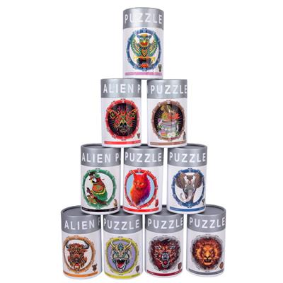 木制纸筒异形拼图 （纸筒直径8CM) - OBL926916