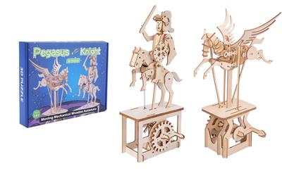 木制骑士飞马立体拼图 - OBL926918
