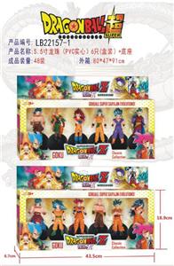 5.5寸龙珠（PVC实心）6只+底座（盒装） - OBL927239