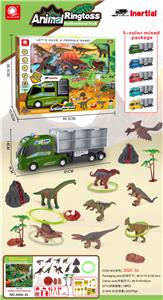 电动惯性趣味套圈收纳车（带恐龙乐园配件43件套） - OBL927768