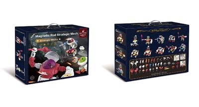 磁力棒战略机甲-6只装151PCS - OBL927777