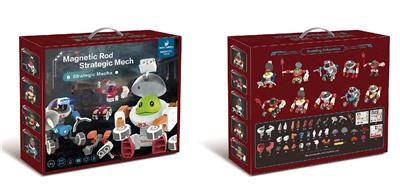 磁力棒战略机甲-9只装215PCS - OBL927778