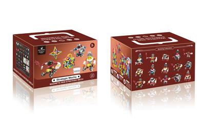 磁力棒变形机甲至尊版208PCS - OBL927780