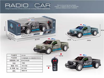 F150福特猛禽1:16二通遥控警车带3D灯光 - OBL928037