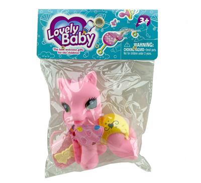 新款搪胶小马套装带包包镜子 - OBL929406