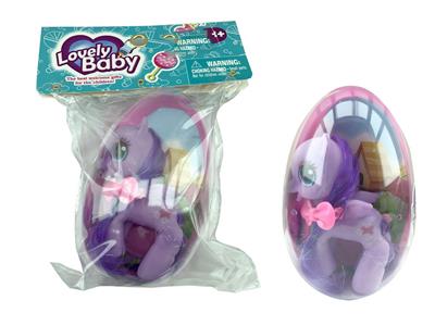 搪胶蛋装小马套装 - OBL929414