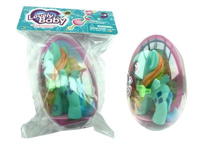 搪胶蛋装小马套装 - OBL929415