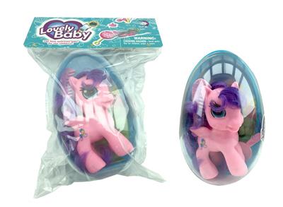 搪胶蛋装小马套装 - OBL929416