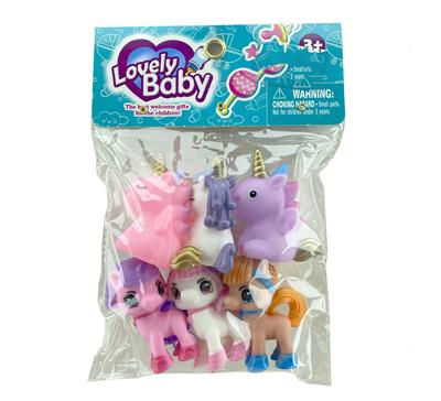 新款搪胶小马 独角兽套装多款混装 - OBL929425