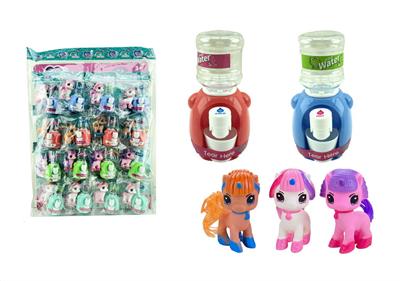 新款搪胶独角兽饮水机多款混装 - OBL929433