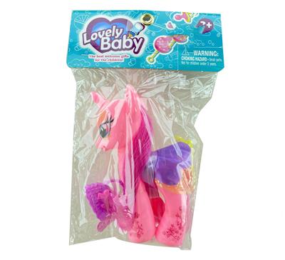 新款搪胶卡头袋小宝马带包包梳子 - OBL929441