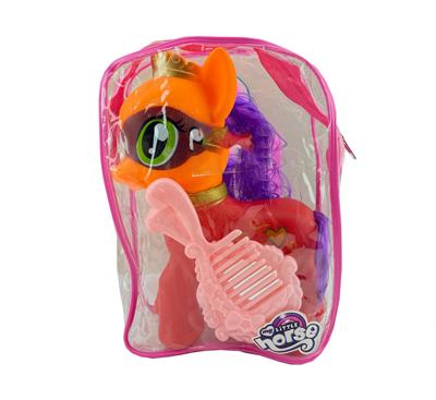 新款搪胶背包袋装小宝马带梳子镜子 - OBL929476