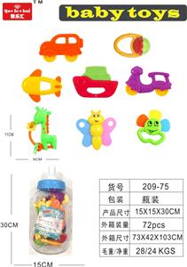 婴儿牙胶摇铃系列8PCS - OBL929728