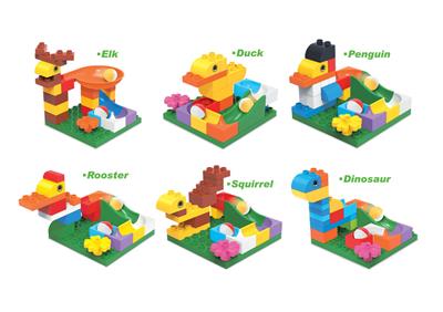 DIY积木动物滑道 - OBL929810