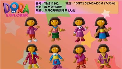 8CM朵拉 单只OPP袋装/8只1大包 - OBL930590