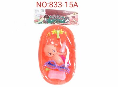 5.7寸搪胶公仔戏水盆 - OBL931123