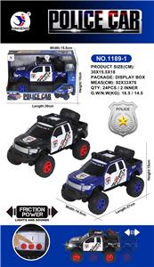 惯性越野皮卡警车（带IC灯光） - OBL931989