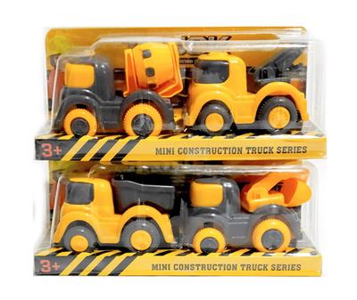 卡通惯性工程车2只装 - OBL933001