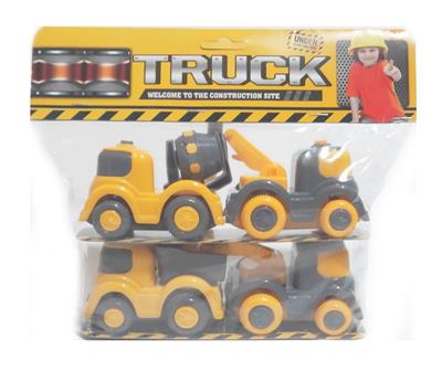 卡通惯性工程车套装 - OBL933002