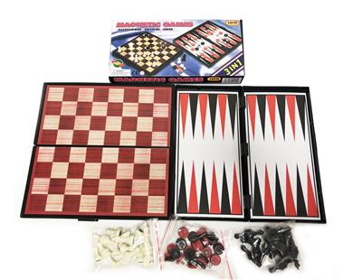 无磁国际象棋+双陆棋+国际跳棋3合1 - OBL934601