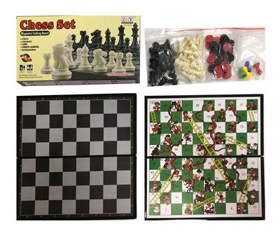 国际象棋+蛇棋+国际跳棋3合1 - OBL934607