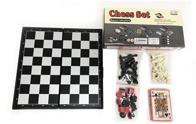 磁性国际象棋+国际跳棋+扑克 - OBL934626