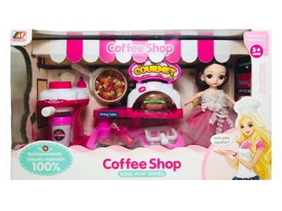 咖啡机套装配娃娃 - OBL935176