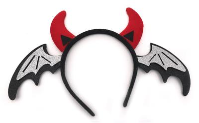 牛角头饰加蝙蝠翅膀 - OBL935241