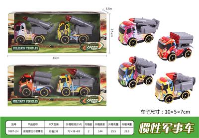 涂鸭惯性小军事车 - OBL937219