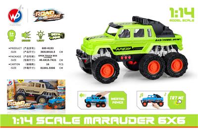 1:14 掠夺者 6x6（带灯光音乐） - OBL938154