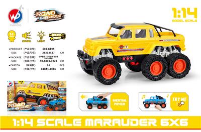 1:14 掠夺者 6x6（带灯光音乐） - OBL938155