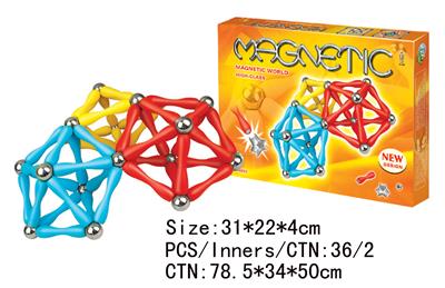 加强形磁性积木(132PCS) - OBL939134