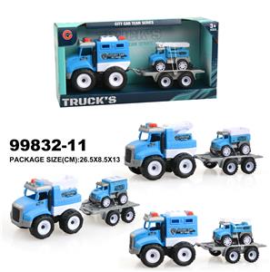 惯性警车载1只回力车 - OBL940326