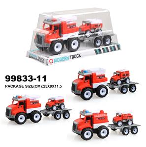 惯性消防车载1只回力车 - OBL940343