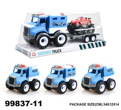 惯性警车载1只惯性车子 - OBL940377